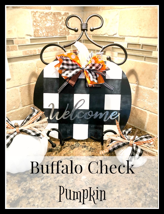 Buffalo Check pumpkin