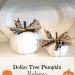 Dollar Tree Pumpkin Makeover