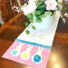 Easter bunny table runner