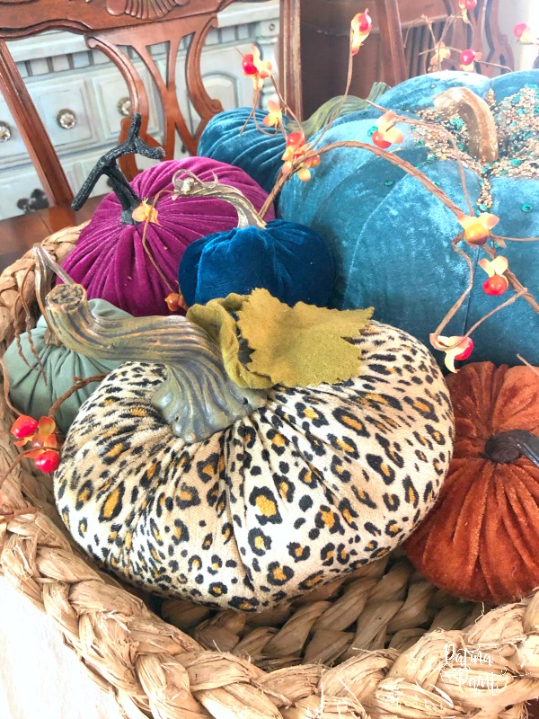 Velvet pumpkins
