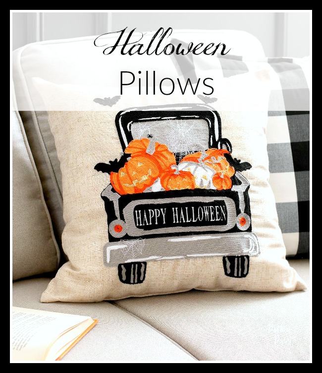 Halloween Pillows and a giveaway