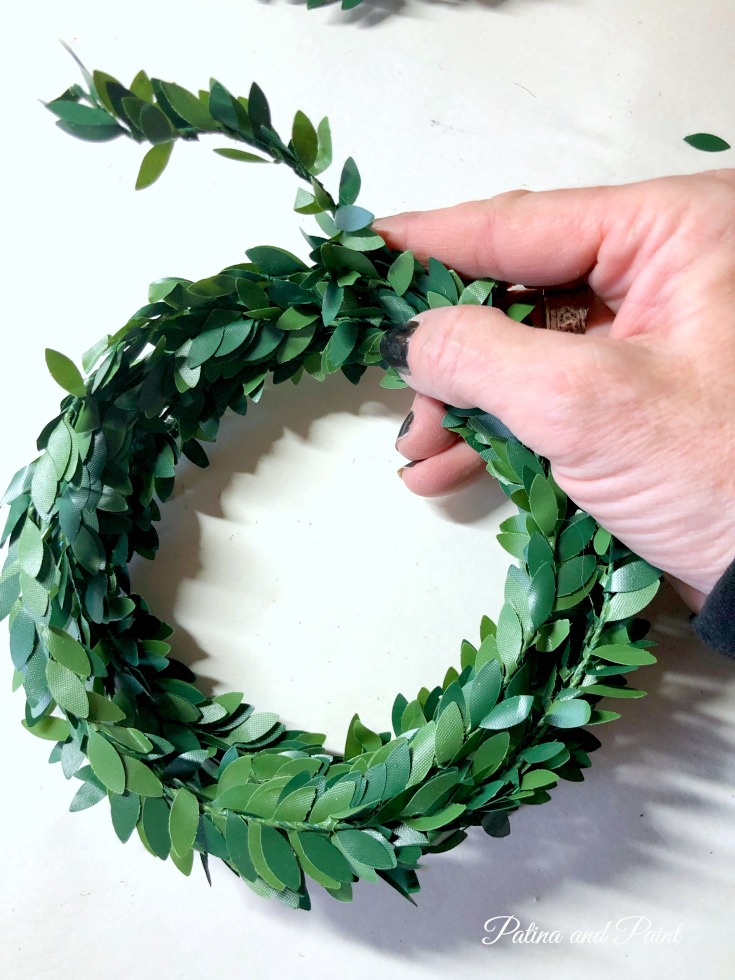Faux Boxwood wreath