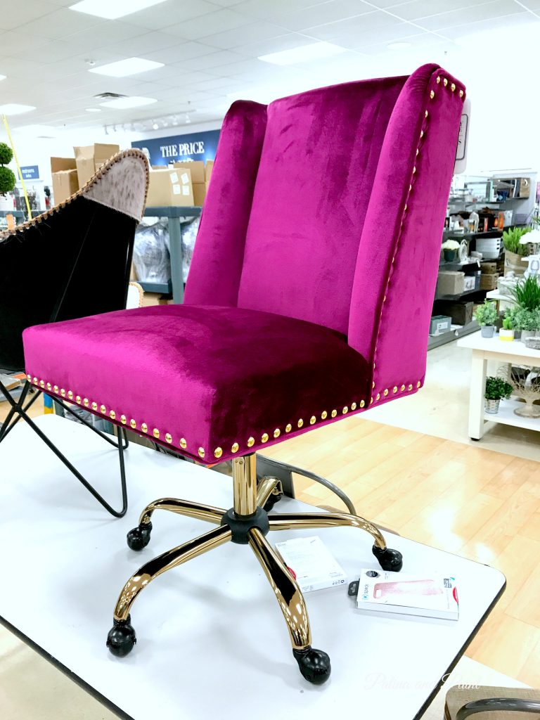 Fuchsia office chair