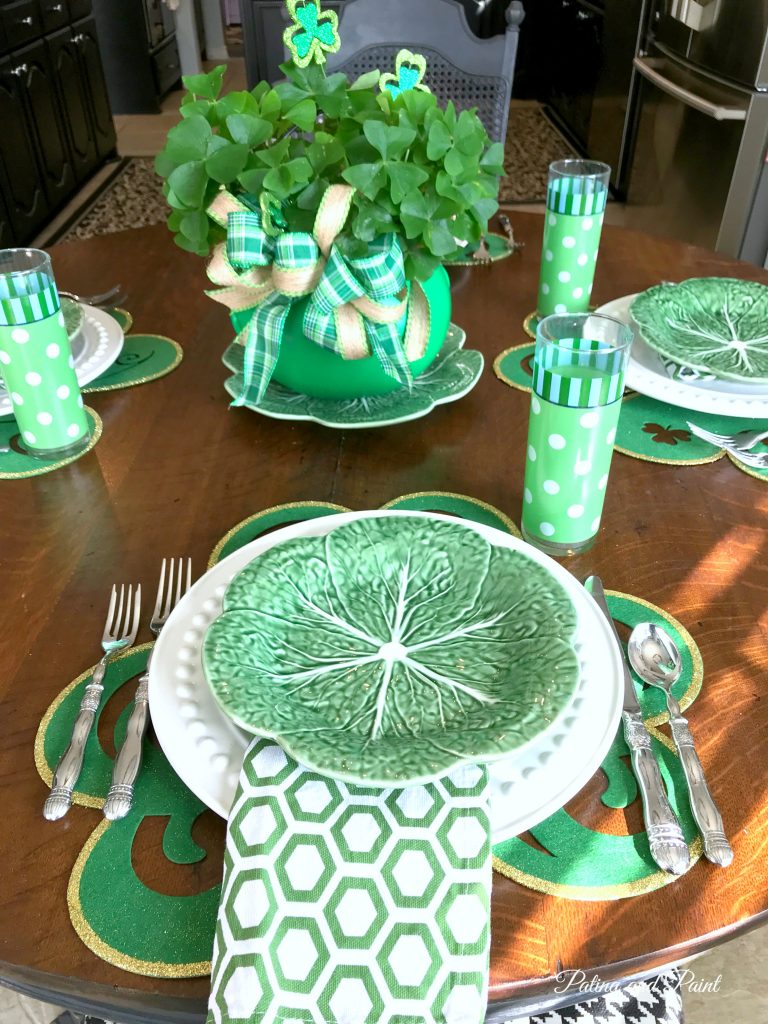 My St. Patrick's day table