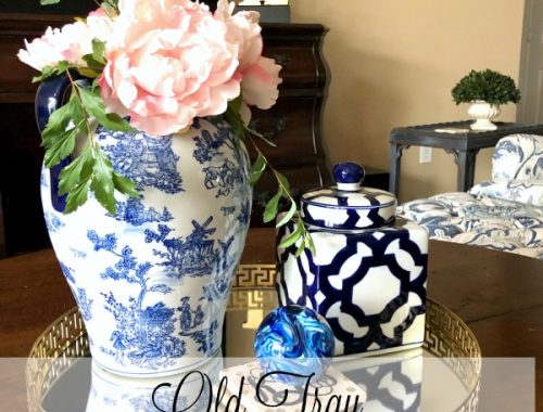 Old Tray makeover