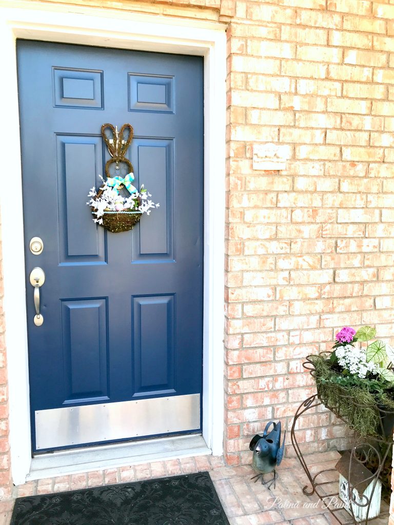 Painting the Front Door Serene