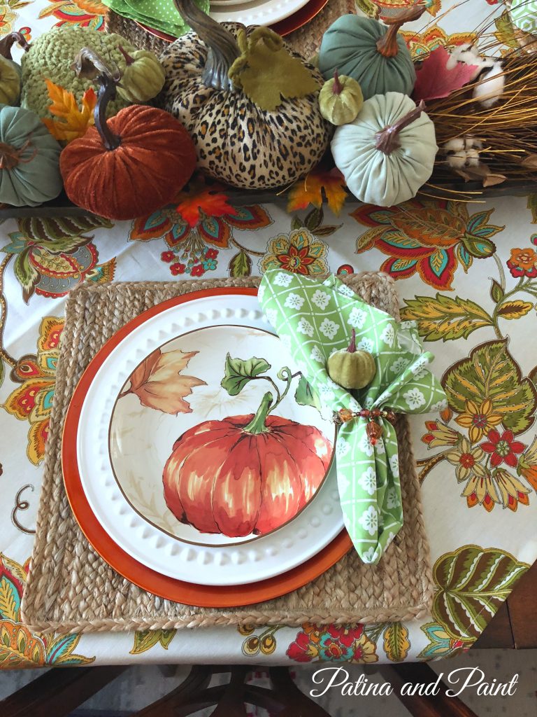 fall place setting