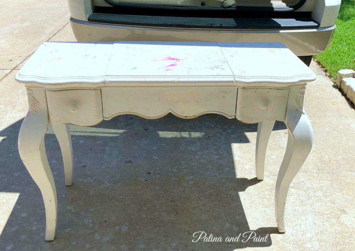 trash to treasure vanity