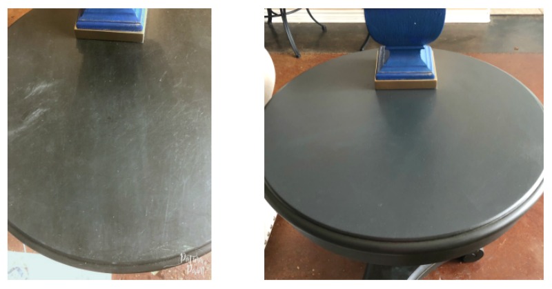 before and after table top