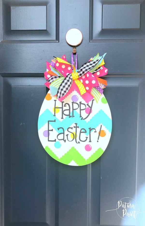 Happy Easter Egg door hanger