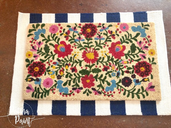 layered door mats