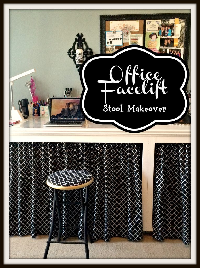 Office facelift stool makeover