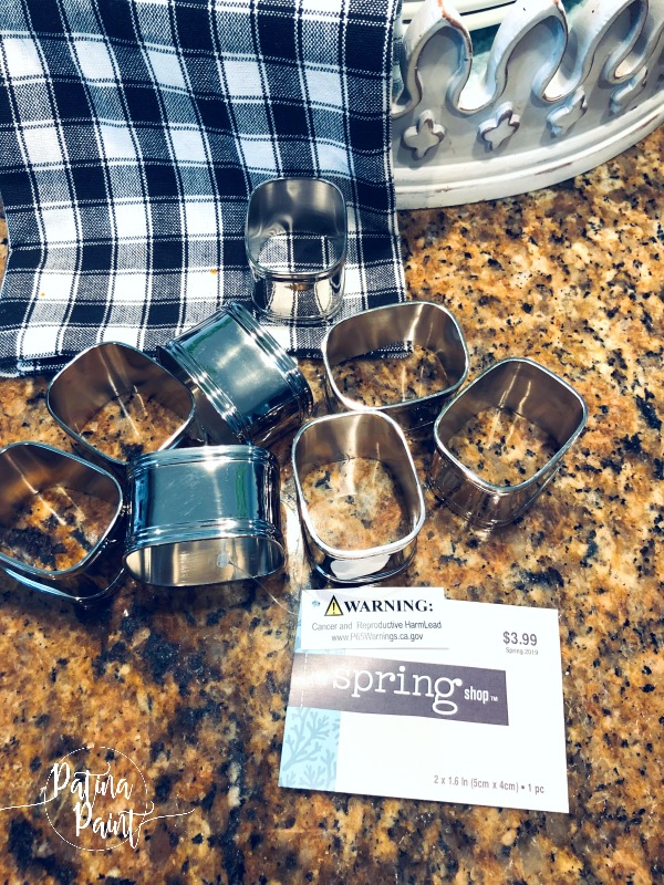 silver napkin rings