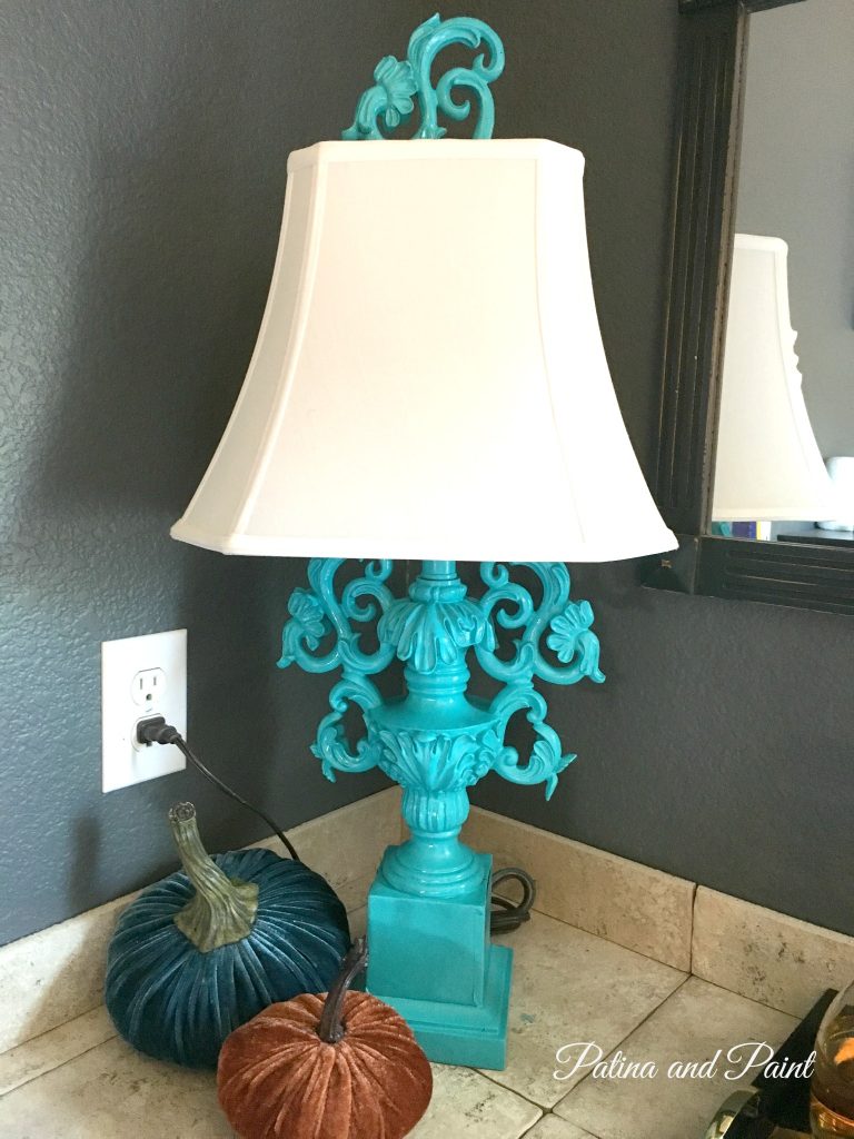 turquoise lamp 1
