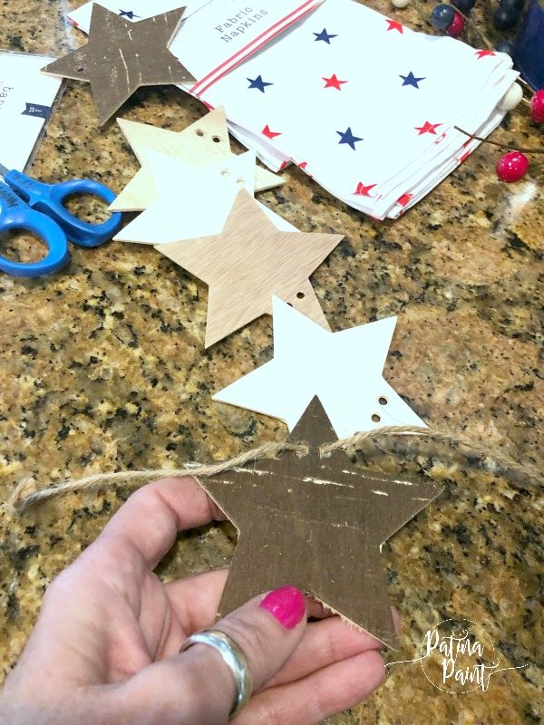 wooden stars